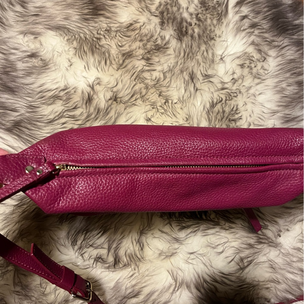 Kate Spade Raspberry Leather Crossbody Bag - Picture 3 of 7